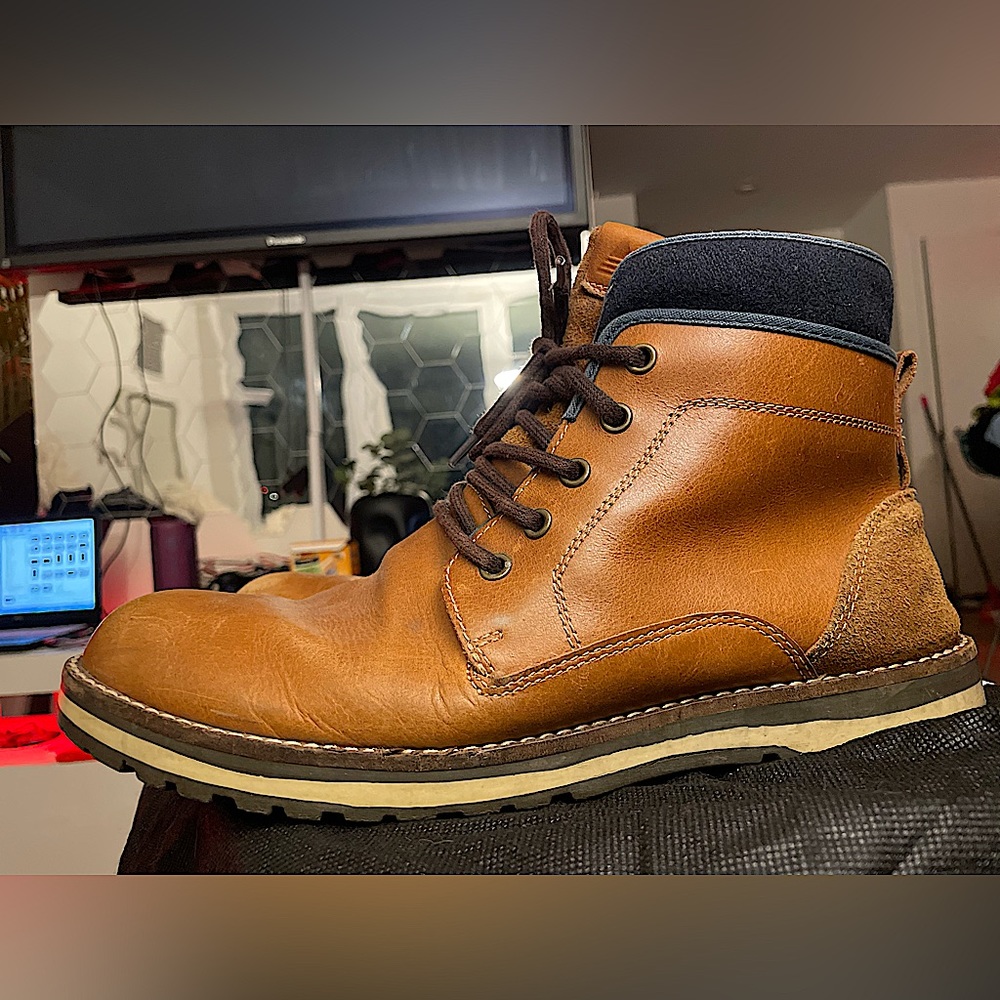 Aldo Mens Boots- Size 10 - Light Brown - Leather